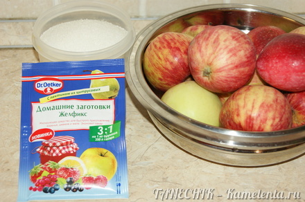Приготовление рецепта Яблочный конфитюр за 3 минутки шаг 1