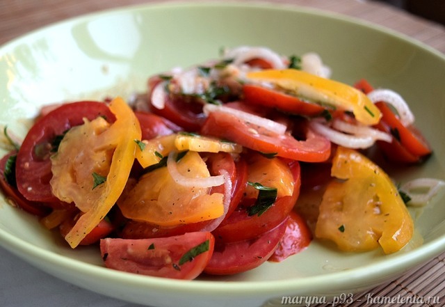 Рецепт салата из томатов