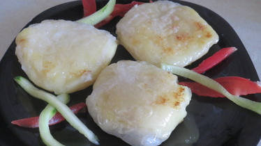 Рецепт Блинчики из рисовой бумаги с картофельным пюре