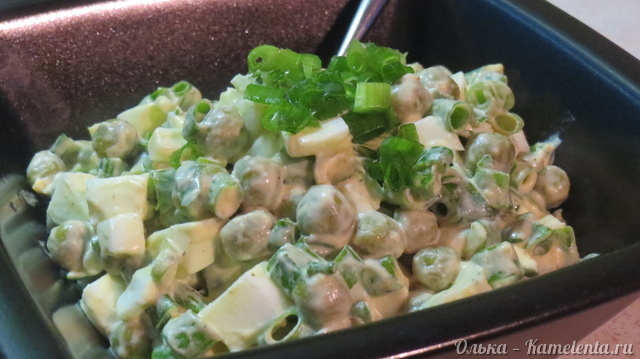 Рецепт салата из зеленого лука