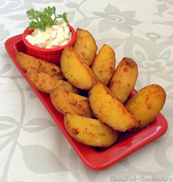 Рецепт печеный картофель с чесноком