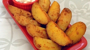 Рецепт Печеный картофель с чесноком