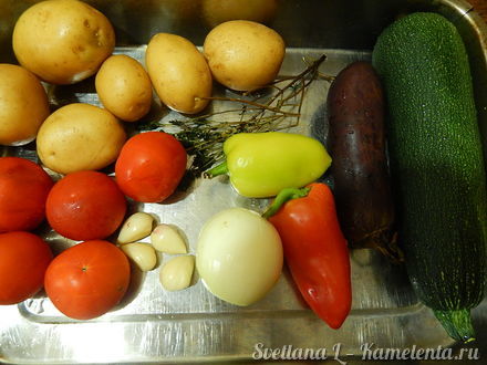 Приготовление рецепта Курица запеченная с овощами шаг 1