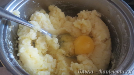 Приготовление рецепта Рыба с овощами в картофельной тарелке  шаг 8