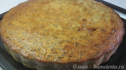 Приготовление рецепта Маковый пирог на основе манки  шаг 6