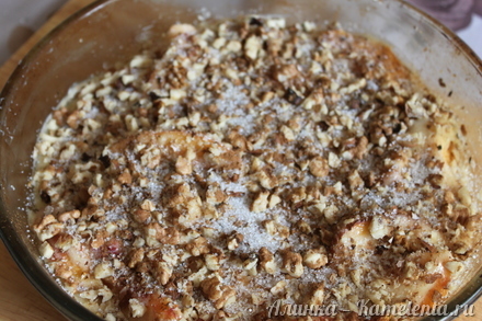 Приготовление рецепта Пирог с персиками шаг 10