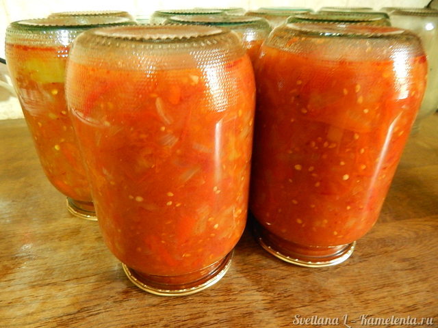 Рецепт лечо из перца и помидоров 