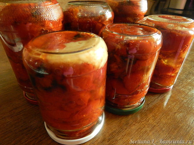 Рецепт запеченных помидоров на зиму