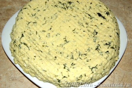 Приготовление рецепта Сыр домашний, пряный, с зеленью шаг 9