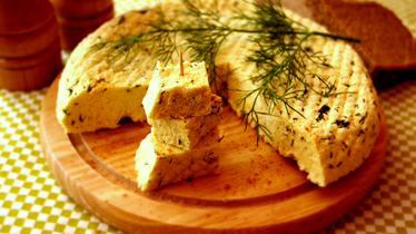 Рецепт Сыр домашний, пряный, с зеленью