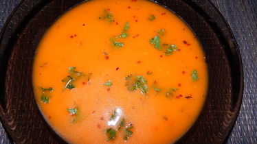 Томатный суп с нутом