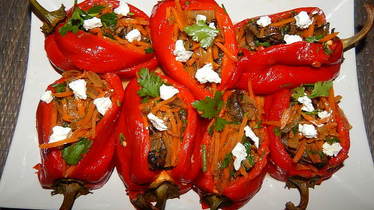 Рецепт Перец фаршированный овощами