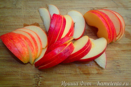 Приготовление рецепта Яблочные кармашки из творожного теста шаг 6