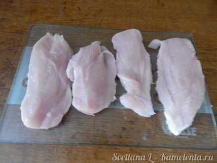 Приготовление рецепта Курица в интересной панировке шаг 2