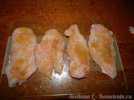 Приготовление рецепта Курица в интересной панировке шаг 3