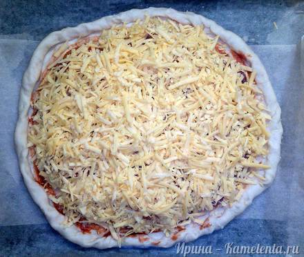 Приготовление рецепта Пицца домашняя шаг 4