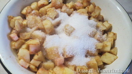 Приготовление рецепта Американский яблочный пирог шаг 6