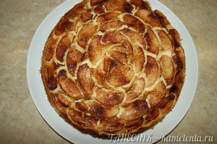 Приготовление рецепта Творожный пирог с яблоками &quot;Осенняя сказка&quot; шаг 12