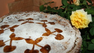 Немецкий творожный пирог со сладкими вишнями
