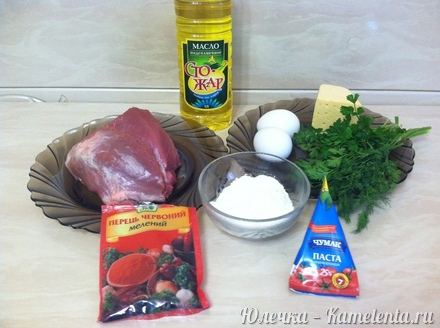 Приготовление рецепта Свинина по-румынски шаг 1