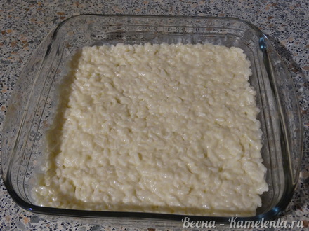 Приготовление рецепта Ванильно-рисовая запеканка с яблоками шаг 5