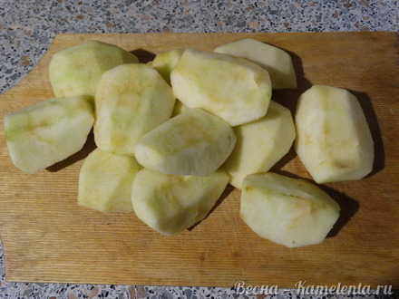 Приготовление рецепта Ванильно-рисовая запеканка с яблоками шаг 6