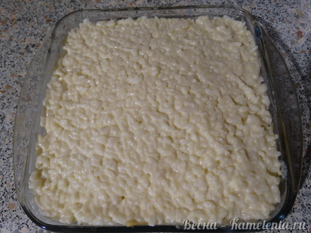 Приготовление рецепта Ванильно-рисовая запеканка с яблоками шаг 8