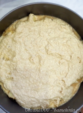 Приготовление рецепта Яблочный пирог с овсянкой шаг 5