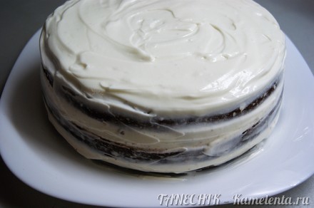 Приготовление рецепта &quot;Naked cake-2&quot; или голый шоколадный торт шаг 16