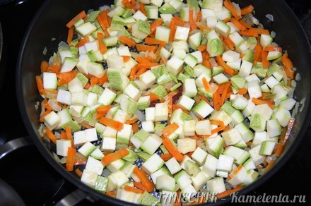 Приготовление рецепта Полба с овощами шаг 4