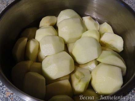 Приготовление рецепта Медово-яблочный сорбет шаг 4