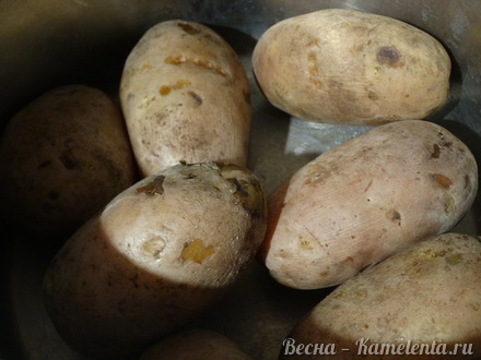 Приготовление рецепта Ленивые вареники из картошки со шкварками шаг 8