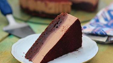 Торт "Брауни с шоколадным муссом"