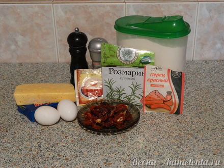 Приготовление рецепта Пикантное сырное печенье шаг 1