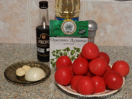 Приготовление рецепта Маринованные помидоры за 30 минут шаг 1