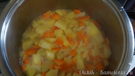 Приготовление рецепта Тыквенный суп-пюре шаг 6