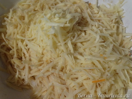 Приготовление рецепта Драники картофельные с тыквой шаг 4