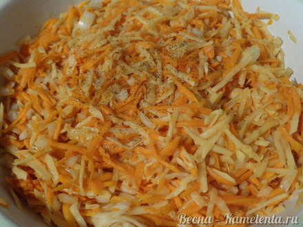 Приготовление рецепта Драники картофельные с тыквой шаг 5