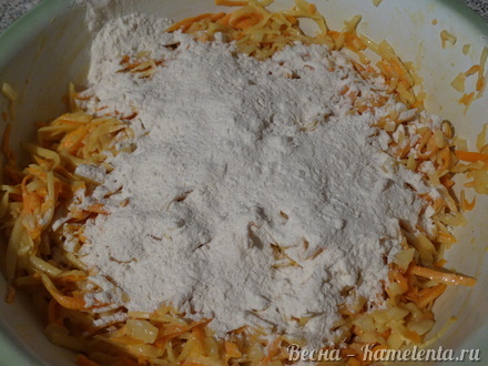 Приготовление рецепта Драники картофельные с тыквой шаг 8