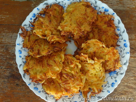 Приготовление рецепта Драники картофельные с тыквой шаг 10