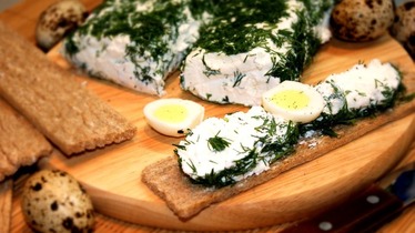 Рецепт Творожный сыр с зеленью