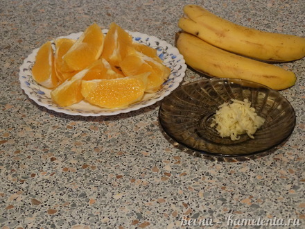 Приготовление рецепта Апельсиново-имбирный смузи шаг 1