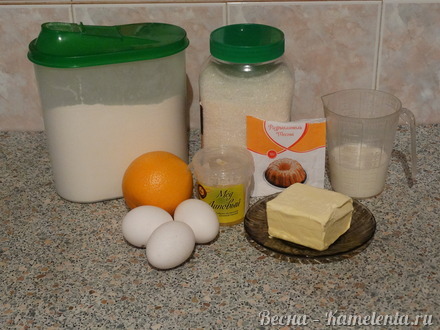 Приготовление рецепта Апельсиновые мадленки шаг 1