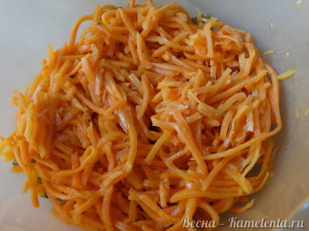 Приготовление рецепта Салат курочка с корейской морковью шаг 3