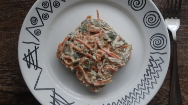 Рецепт Салат курочка с корейской морковью