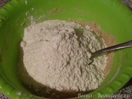 Приготовление рецепта Овсяное печенье с кусочками шоколада шаг 5