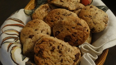 Рецепт Овсяное печенье с кусочками шоколада