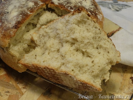 Приготовление рецепта Чесночный хлеб с травами шаг 10