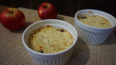 Рецепт Рисовая запеканка с творогом и яблоком
