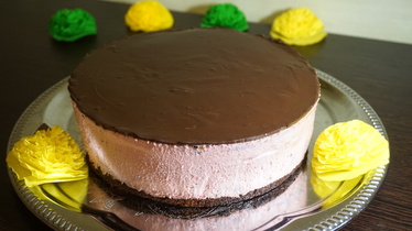 Торт-мусс "Вишня в шоколаде"